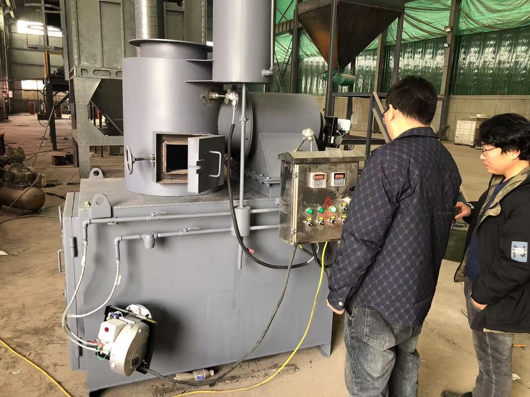 Incinerador sem fumo de energia elétrica com sistema de controlo PLC e refrigeração por água para eliminação de resíduos industriais
