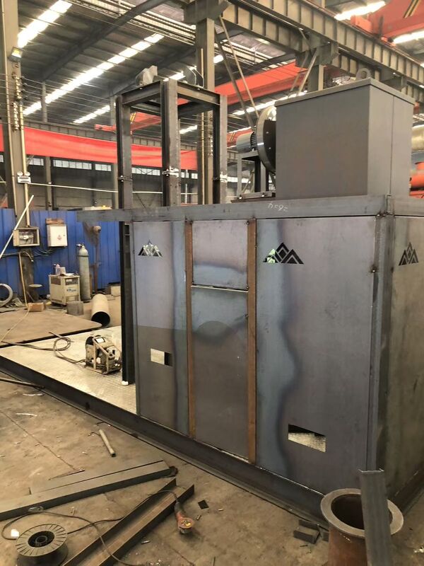 Incineratore elettrico mobile con rilevamento delle perdite di gas e costruzione in acciaio inossidabile per lo smaltimento sicuro dei rifiuti