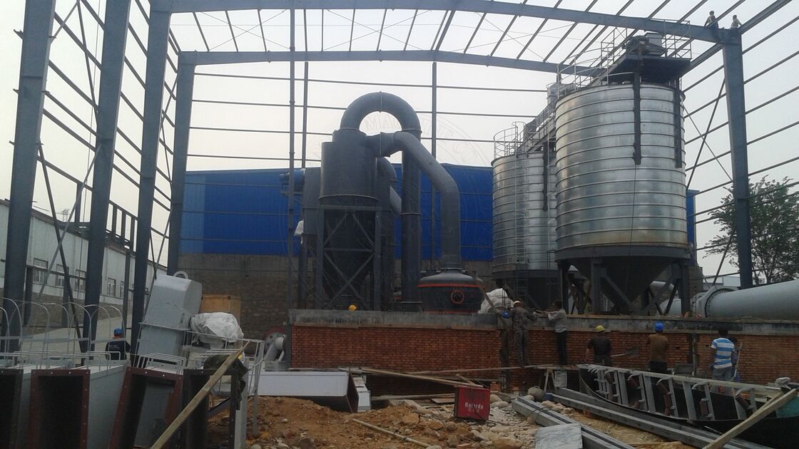 Rotary Dryers with 50°C to 400°C Operating Temperature, Adjustable Speed, and Electric Motor Power Source