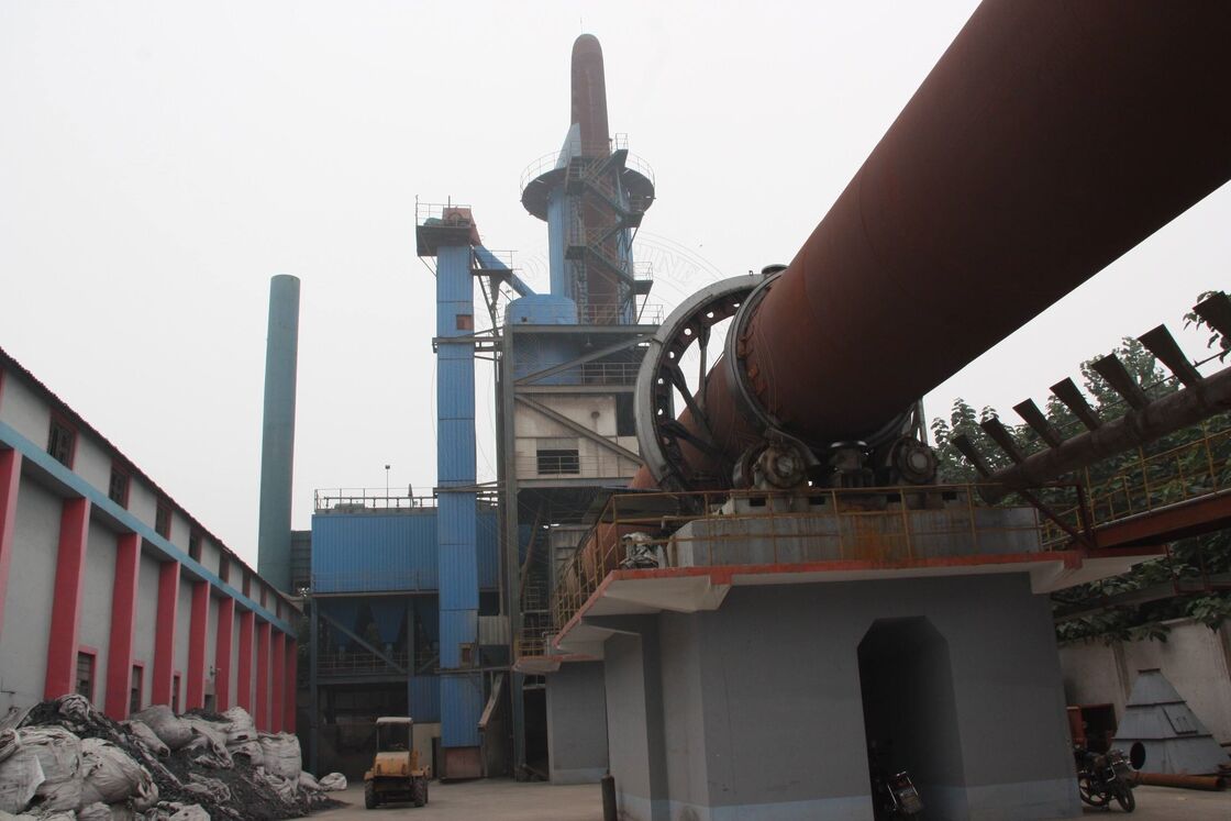 Automatic Material Conveying Rotary Kiln with 12000 Tons per year Capacity and Low NOx Emission for Industrial Use