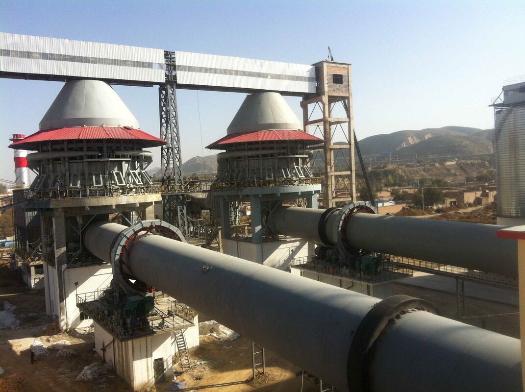 3000mm Kiln Diameter Rotary Kiln with Gear Drive and PLC Automated Control for Cement Production
