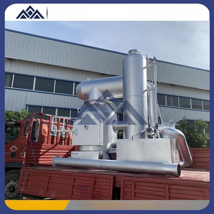 Stainless Steel Industrial Incinerator with PLC Automated Control for 800-1200 Degrees Celsius Waste Treatment
