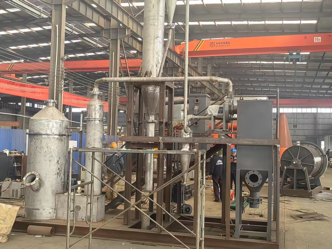 Fluidized Bed Roasting System With Temperature Range 300-1000°C Airflow Velocity 1-5 M/s And Wide Diameter Range 900mm-6400mm