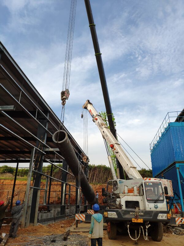 Industrial Rotary Kiln with 4% Slope, Low Emission, and 150 KW Power Consumption for Cement and Mineral Processing