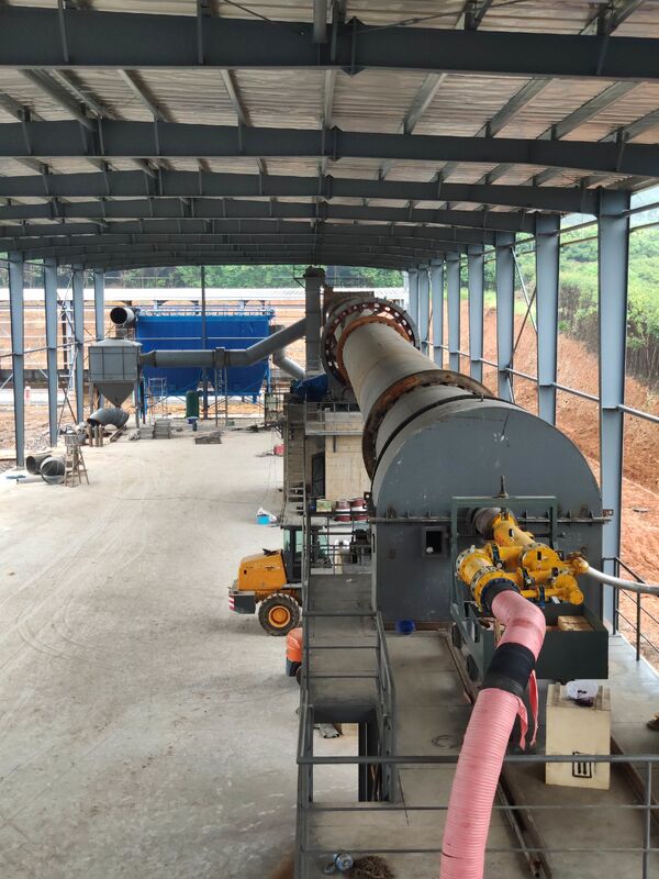 125kw Power Rotary Kiln with 150-200kg/h Fuel Consumption and 1 Year Warranty for Industrial Applications