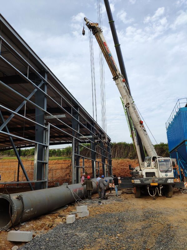 125kw Power Rotary Kiln with 150-200kg/h Fuel Consumption and 1 Year Warranty for Industrial Applications