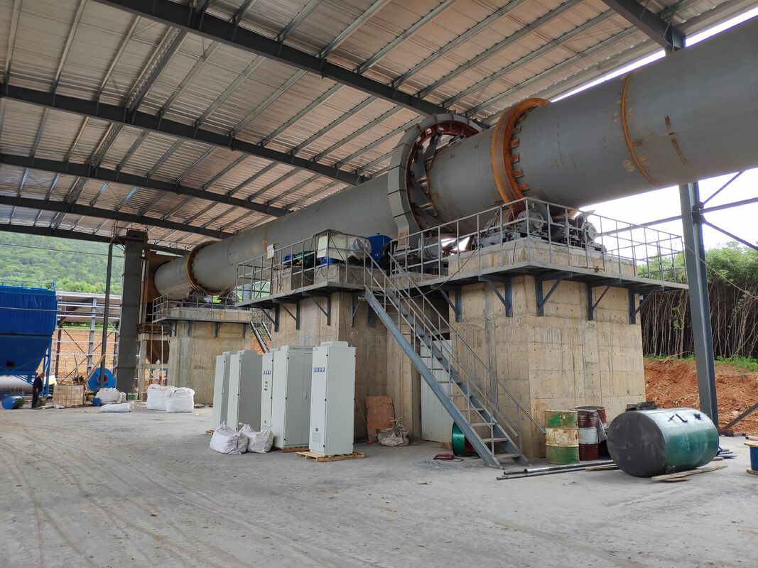 119t Heavy Duty Rotary Kiln with 50 Tons Per Hour Capacity and 2 Years Guarantee for Industrial Material Processing