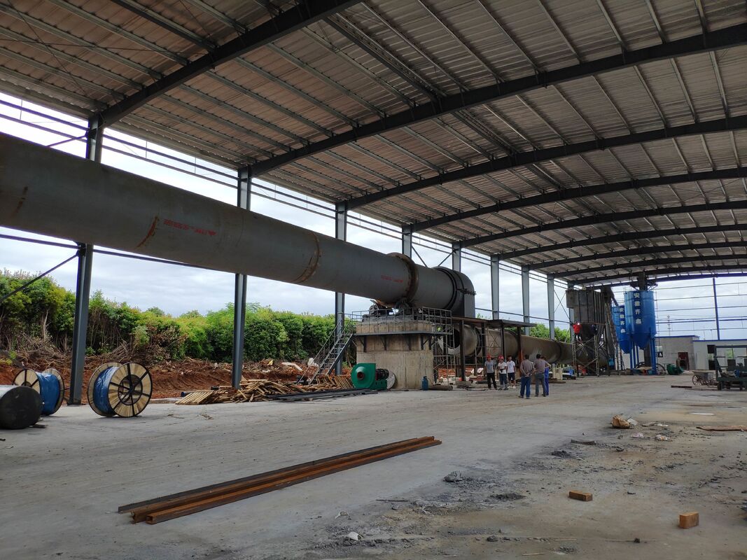 Automatic Material Conveying Rotary Kiln with 12000 Tons per year Capacity and Low NOx Emission for Industrial Use