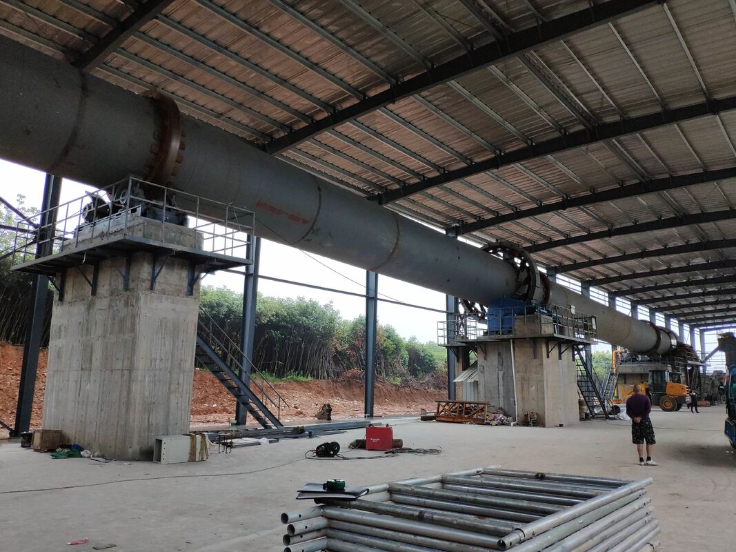 Long Service Life Rotary Kiln with 4% Slope and Low Emission for Industrial Thermal Processing