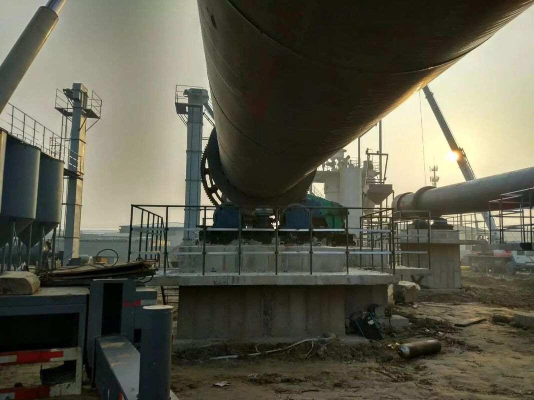 Gear And Pinion Drive Rotary Kiln with 200 Tons Per Day Capacity and 3.6m External Diameter for Industrial Thermal Processing