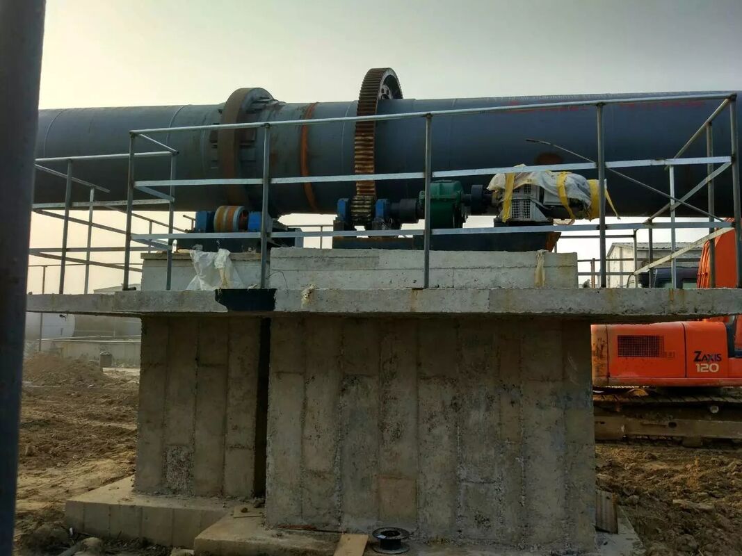 119t Heavy Duty Rotary Kiln with 50 Tons Per Hour Capacity and 2 Years Guarantee for Industrial Material Processing
