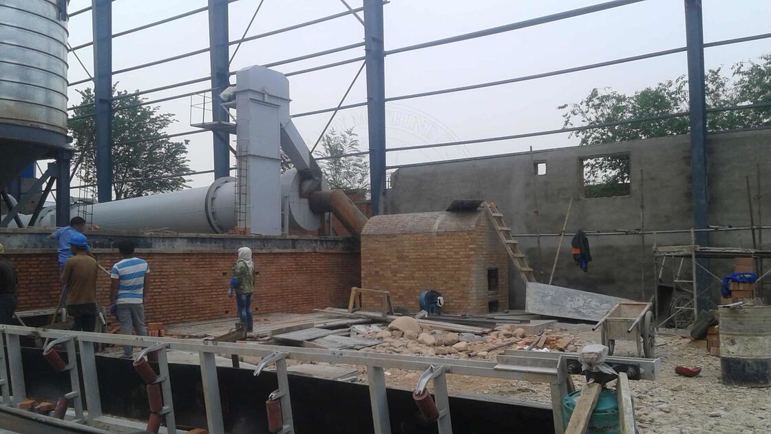 Rotary Drum Dryer with 1 To 50 Tons Per Hour Capacity and 10 To 30 Meters Drum Length for 60% To Below 10% Moisture Reduction