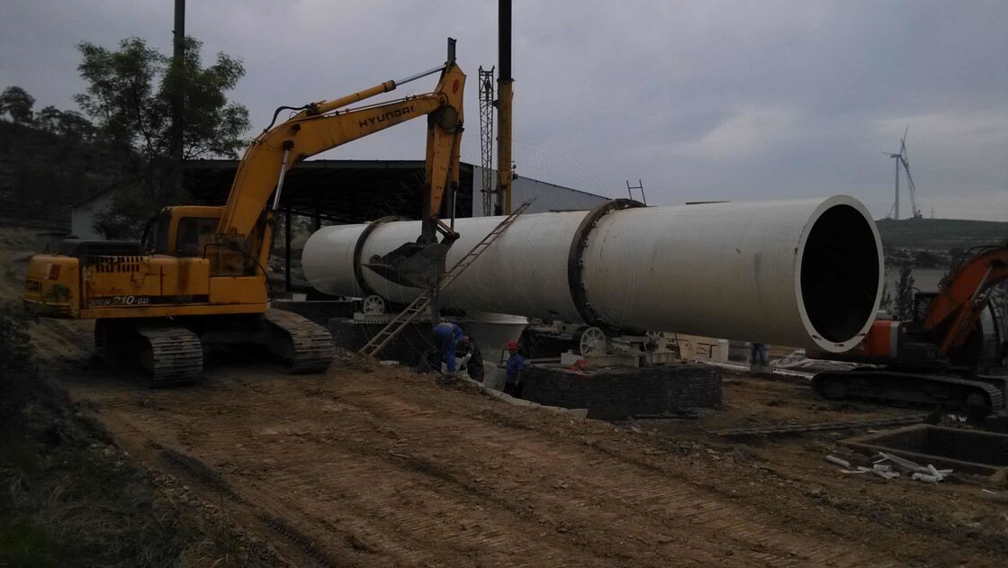 Rotary Drum Dryer with 1 To 50 Tons Per Hour Capacity and 10 To 30 Meters Drum Length for 60% To Below 10% Moisture Reduction