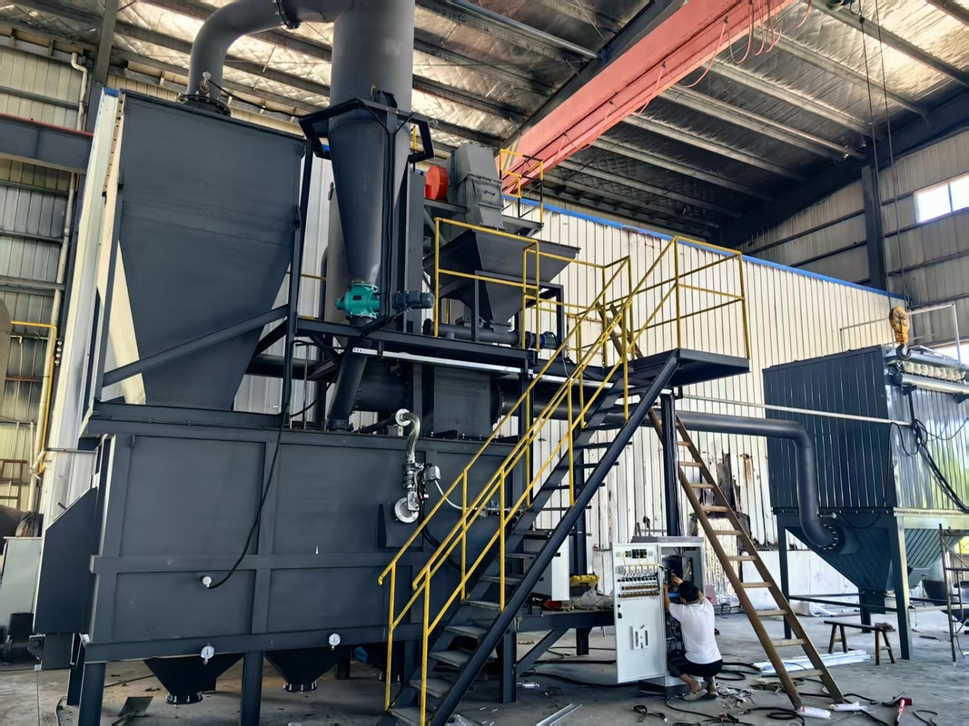 Fluidized Bed Roasting Equipment with 10-100 M/s Air Flow Rate Low Operating Cost and Hot Air Heatsource