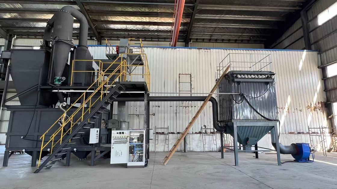 Emergency Stop Fluidized Bed Roasting with Uniform Roasting and Low Operating Cost for Waste Management