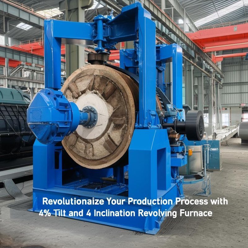 Revolutionize Your Production Process with 4% Tilt and 4 Inclination Revolving Furnace