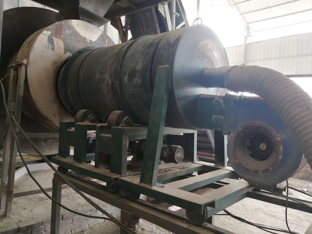 Máy sấy ba xi lanh với chiều dài xi lanh từ 6m đến 12m và nhiệt độ sấy từ 50-150℃, có Hệ thống điều khiển PLC