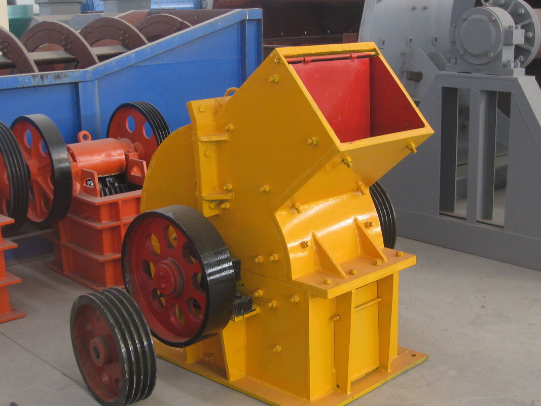 Fixed Installation Heavy Hammer Crusher with 300-600 RPM Rotor Speed and ≤50 mm Output Size Featuring High Manganese Steel Hammer Head