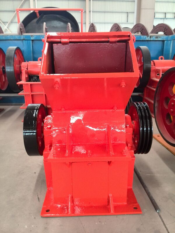 15 KW Motor Power Industrial Crusher with High Manganese Steel Hammer Head for 5 Tons Per Hour Capacity