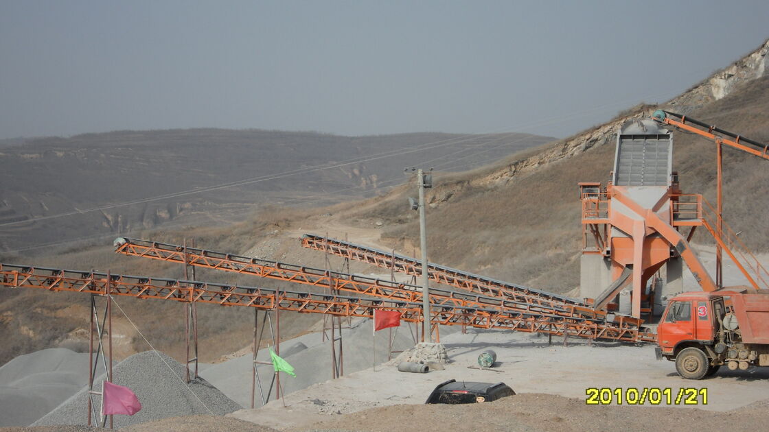 시간당 100~350톤 처리량의 금광 채굴 작업용 에너지 절약형 광물 선별 장비