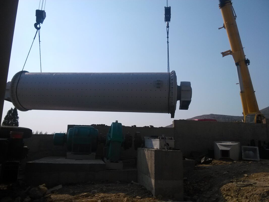 20mm Feed Particle Size Cement Ball Mill with 21-38r/min Rotational Speed and 0.074-0.4mm Output Size for Efficient Grinding