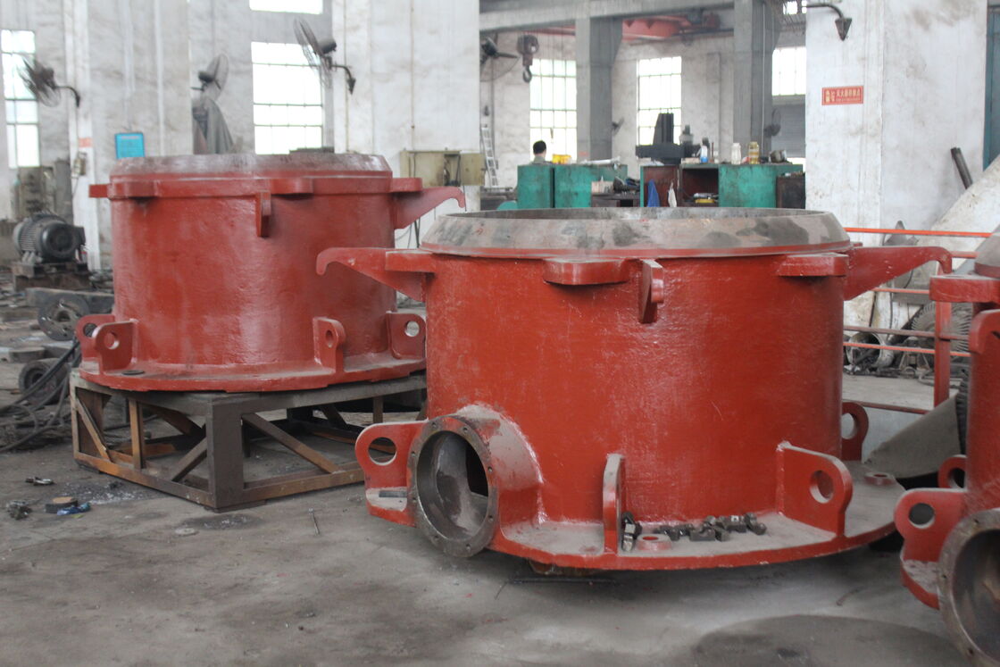 উচ্চ ক্ষমতা 30-500 টন প্রতি ঘন্টায় চোয়াল শঙ্কু ক্রাশার বিকল্প স্বয়ংক্রিয় নিয়ন্ত্রণ এবং ইস্পাত ঝালাই কাঠামো সহ