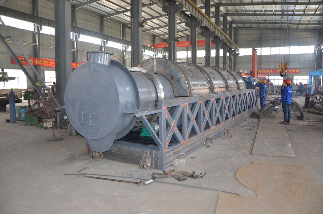 최대 600°C 작동 온도 및 고정 또는 이동식 설치가 가능한 맞춤형 크기 회전식 건조기