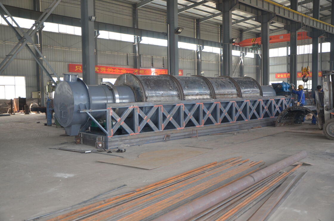 Three Cylinder Dryer with Screw Conveyor Discharging and Horizontal Installation for Efficient Moisture Removal in Industrial Applications