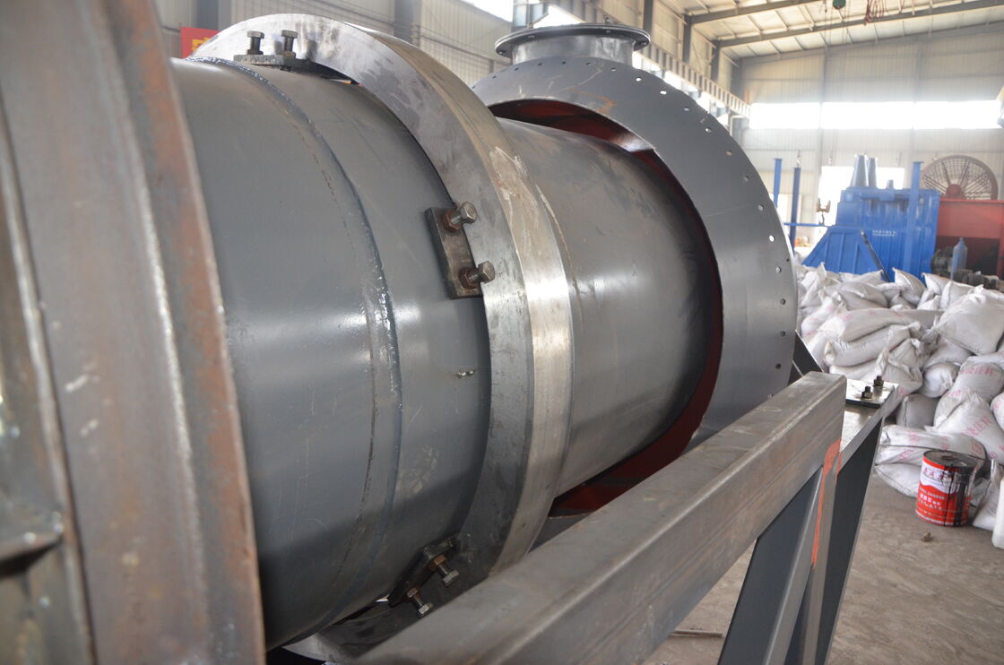 최대 600°C 작동 온도 및 고정 또는 이동식 설치가 가능한 맞춤형 크기 회전식 건조기