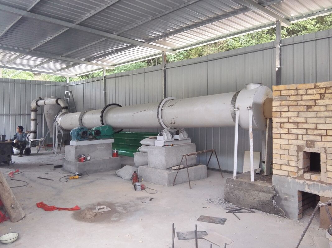 Rotary Dryers with 100 To 600 Degrees Celsius Operating Temperature, 5 KW Power, and 5 To 30 Meters Length for Industrial Drying