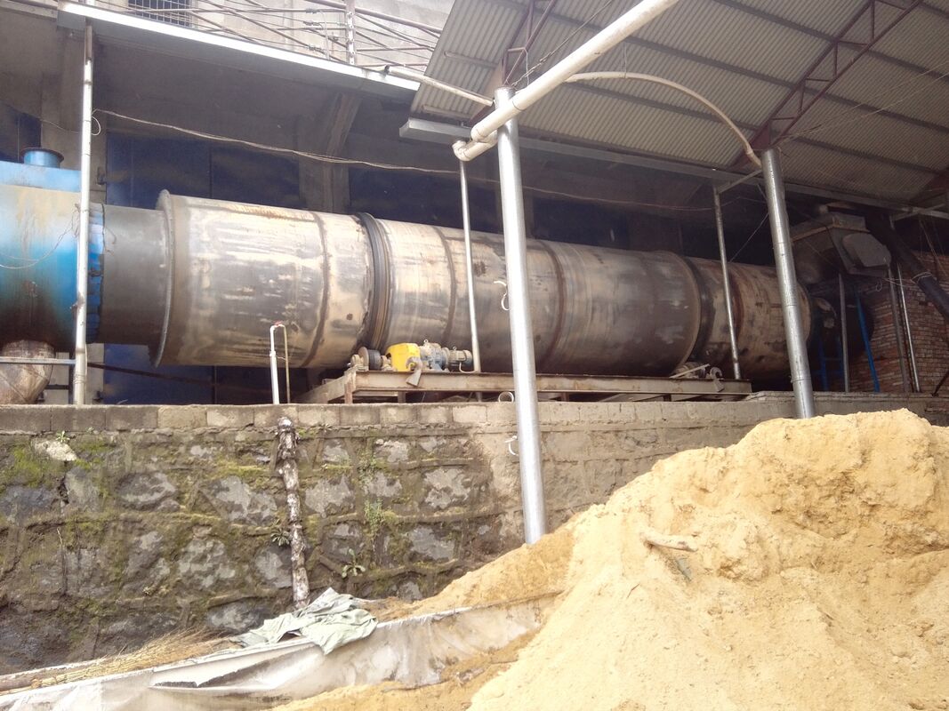 50-150℃ Drying Temperature Rotary Dryers with Electric Motor Gear Reducer for Easy Maintenance Industrial Drying