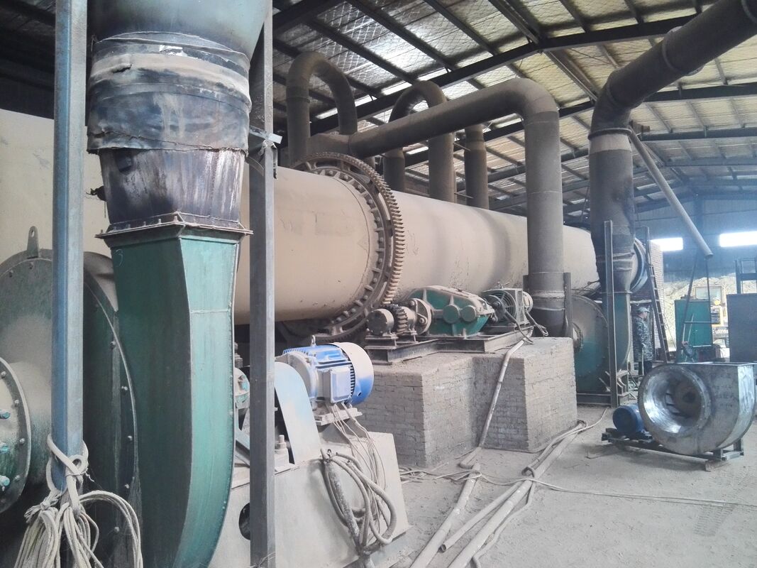 50-150℃ Drying Temperature Rotary Dryers with Electric Motor Gear Reducer for Easy Maintenance Industrial Drying
