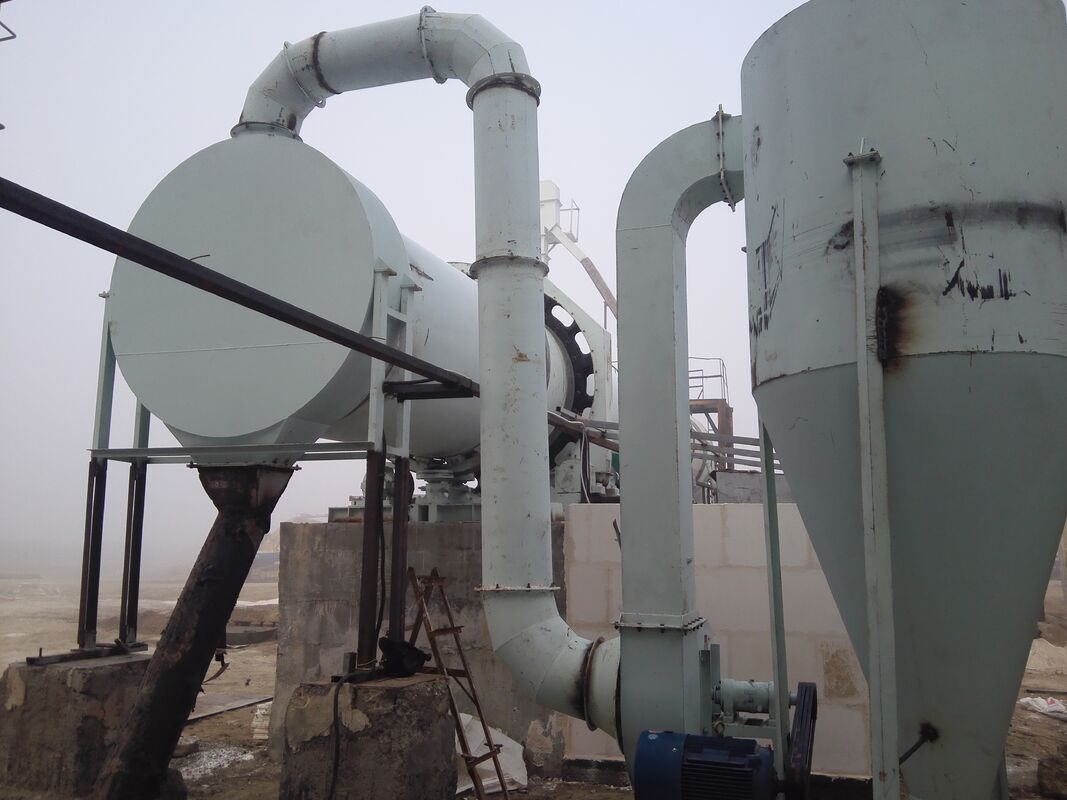 50-150℃ Drying Temperature Rotary Dryers with Electric Motor Gear Reducer for Easy Maintenance Industrial Drying