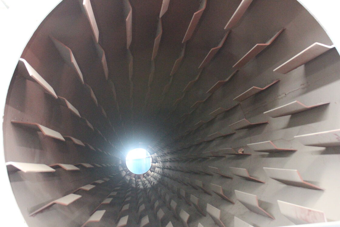 Βιομηχανικά περιστρεφόμενα στεγνωτήρες με μέθοδο τροφοδοσίας με μεταγωγική ζώνη, ρυθμιζόμενη ταχύτητα και χρόνο στεγνώσεως 30-60 λεπτών