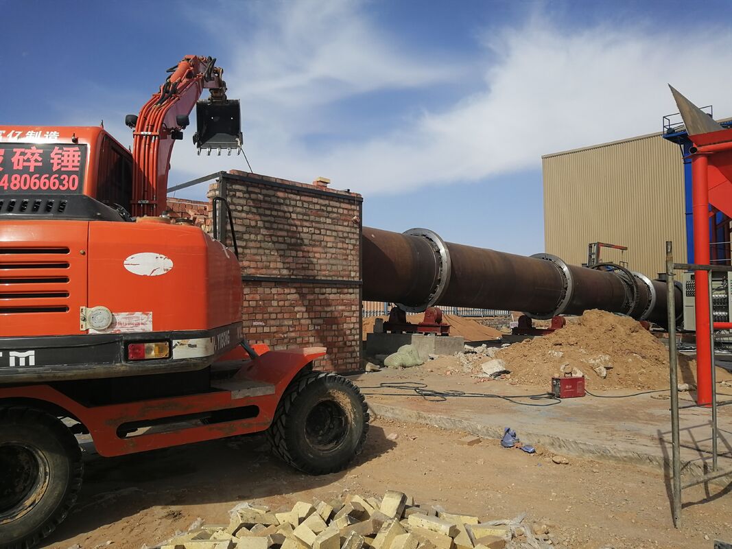 Automated Temperature and Speed Control Rotary Dryers with Up To 600°C Operating Temperature and Screw Conveyor Discharging Method