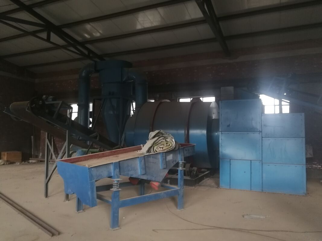 5 KW Three Cylinder Dryer with 100 Kg/h Capacity and PLC Control System for Industrial Drying