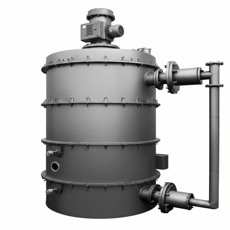 High Temperature Range (300-1000°C) Fluidized Bed Roaster with Controlled Airflow Velocity (1-5 M/s) and Wide Diameter Options (900-6400 mm)