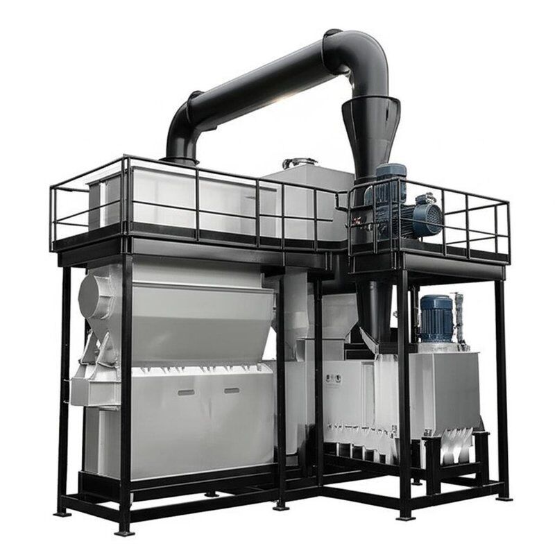 High Automation Level Circulating Fluidized Bed Roasting Equipment for Grains Processing and Thermal Treatment Solutions