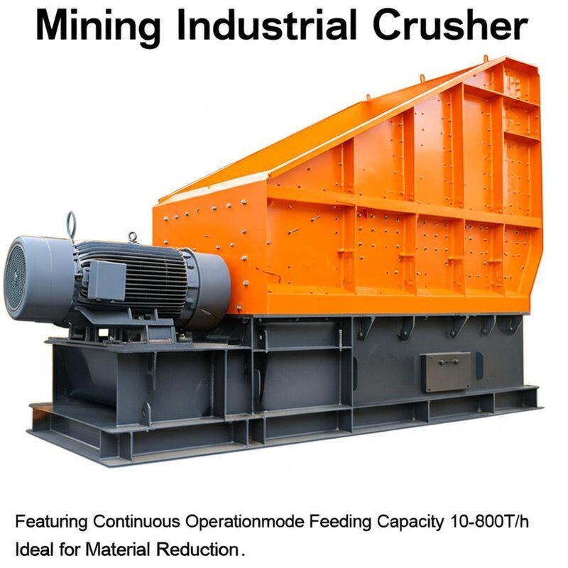 Mining Industrial Crusher Featuring Continuous Operationmode and Feeding Capacity 10-800T/h Ideal for Material Reduction