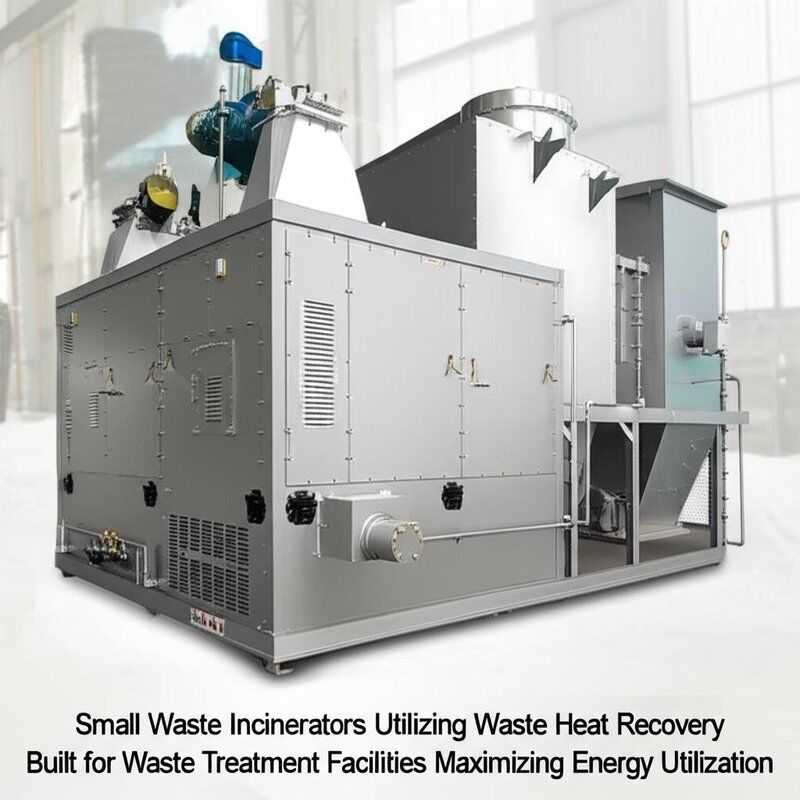 Small Scale Waste Incinerators with Waste Heat Recovery for Waste Treatment Facilities Meeting Emission Standards