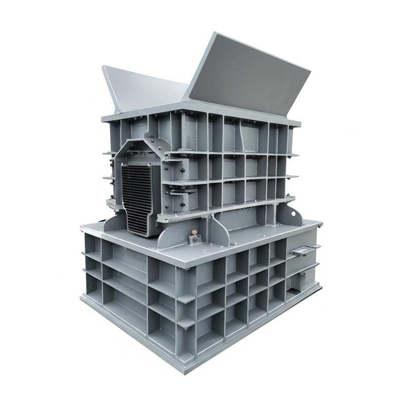 High-strength Steel Box Crusher with 500 Kg/hour Capacity and Adjustable Output Size 5-50 mm for Industrial Crushing