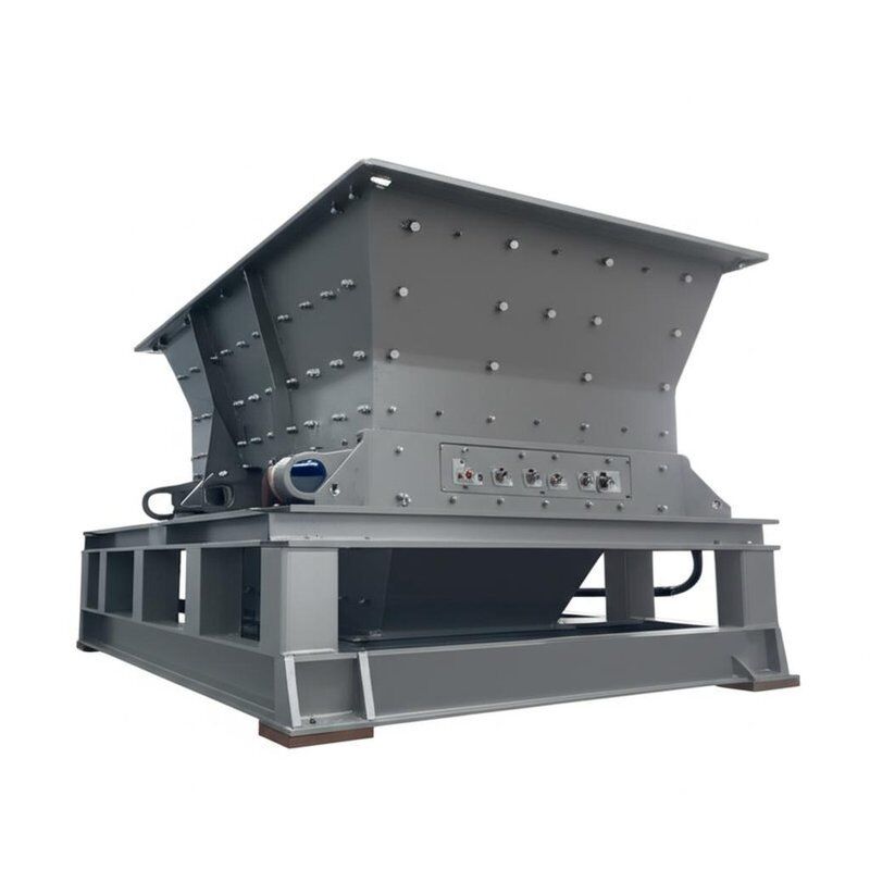 Double Screw Design Impact Crusher with 600-800 RPM Rotor Speed and 50-500 Tons/hour Capacity for Quarry and Recycling