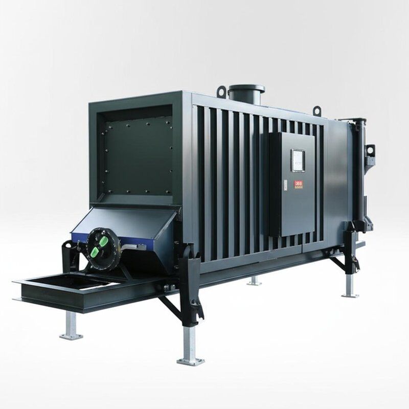 Meets Local Environmental Regulations mobile incinerator designed for mobile deployment providing compliant and waste disposal