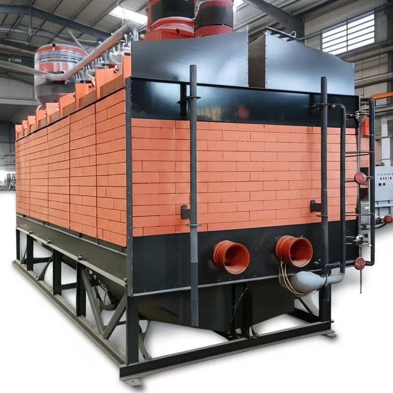 Refractory Brick Combustion Chamber Industrial Incinerator with Natural Gas Fuel and 6-Month Maintenance Interval
