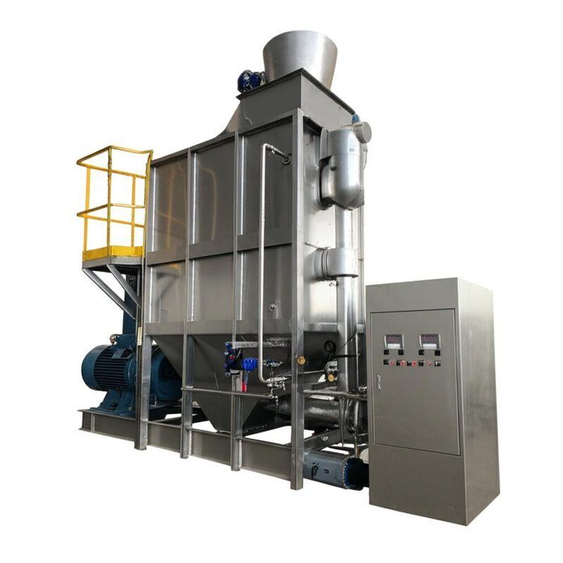 Stainless Steel Industrial Incinerator with Natural Gas Fuel for 800-1200 Degrees Celsius Waste Disposal