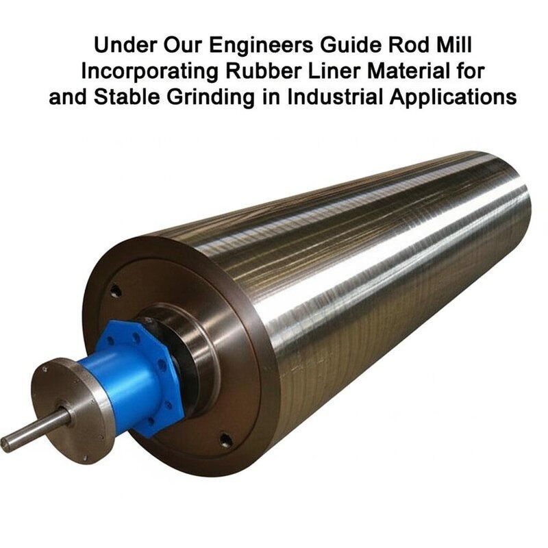 Under Our Engineers Guide Rod Mill Incorporating Rubber Liner Material for and Stable Grinding in Industrial Applications