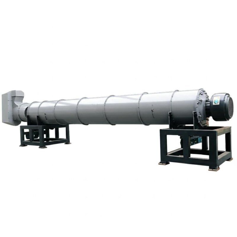 Screw Conveyor Discharging Method Three Cylinder Dryer Horizontal Installation Type Designed for Moisture Removal in Various Industries