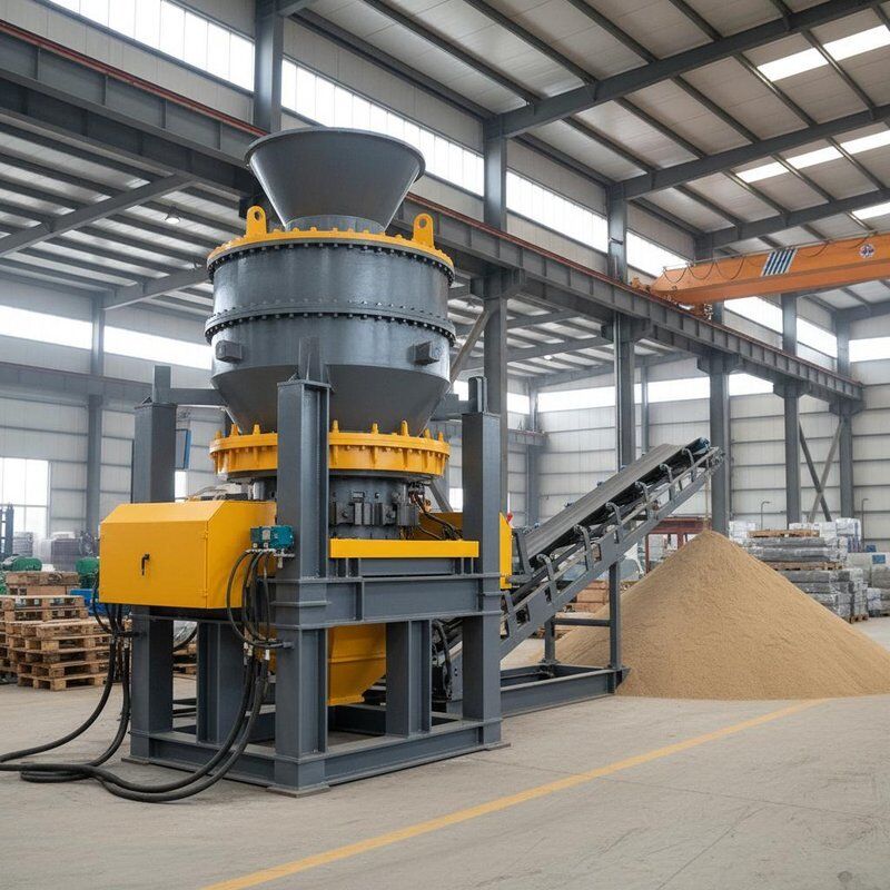 VSI Sand Making Machine with 150mm Maximum Feed Size and 20-400t/h Yield for High Productivity Sand Production
