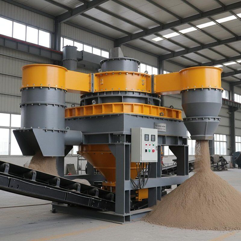 VSI Sand Making Machine with 150mm Maximum Feed Size and 20-400t/h Yield for High Productivity Sand Production