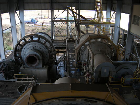 Ceramic Ball Mill with Once Feeding Quantity 8t, Noise Level <75 DB and Ceramic Grinding Media for Industrial Use